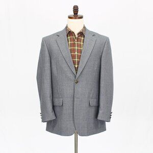 Statements 40R Gray Blazer Sport Coat Jacket 2-Button Solid T942